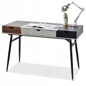 Awangardowe Biurko Boden Patchwork Schowki W Blacie Hit