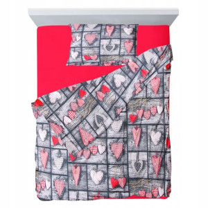 Pościel 140x200 cm + 70x80 BAWEŁNIANA 100% Komplet