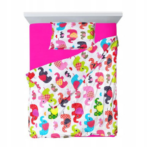 Pościel 140x200 cm + 70x80 BAWEŁNIANA 100% Komplet