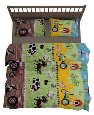 Pościel 160x200 + 2x 40x40 BAWEŁNIANA 100% Komplet