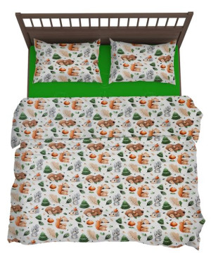 Pościel 160x200 + 2x 50x70 BAWEŁNIANA 100% Komplet