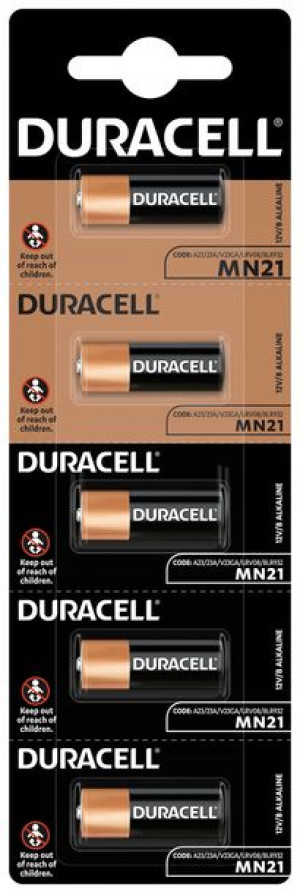 5x Duracell Alkaliczna Bateria MN21 A23 - 5szt