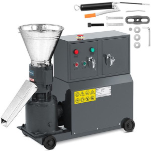 Peleciarka granulator maszyna do pelletu trocin paszy mobilna 3 kW 380 V 10