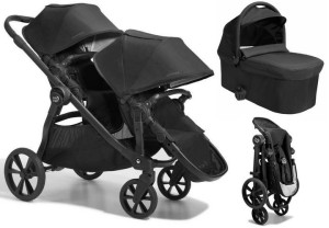 Baby Jogger CITY SELECT 2 TENCEL wózek dla rodzeństwa 3w1 Lunar Black
