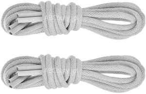 G9-38 Szare Sznurowadła 5 Mm Fi = 0,5 Cm Grube Okrągłe Sznurówki 60 Cm