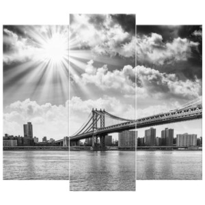 OBRAZ DRUKOWANY  Brooklyn Nowy Jork 90x80