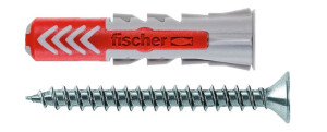  FISCHER kołki z wkrętem DUOPOWER 5x25 S 50 sztuk