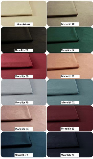 Tkanina MATERIAŁ MONOLITH /welur/VELVET/cleanaboo