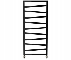 Grzejnik Łazienkowy H50cm 120/53 Czarny Połys 451w