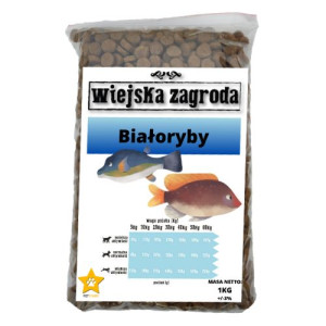 Wiejska Zagroda Karma Psa Białoryby 1kg