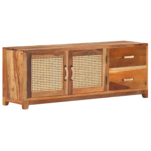 Szafka pod TV, 120 x 30 x 45 cm, lite drewno odzyskane