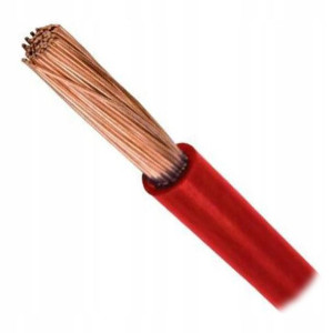 Przewód Linka Lgy 1x1,5 1,5mm2 Czerwony 1mb Metry