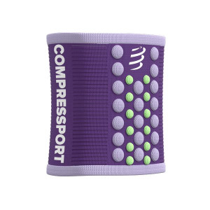 COMPRESSPORT Frotka na nadgarstek Sweatband fioletowa