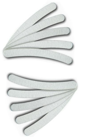 Pilnik Do Paznokci Banan Szary 100/180 Profico - 50 Sztuk Pakiet