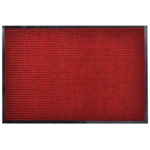 Wycieraczka pod drzwi PCV czerwona 90 x 120 cm