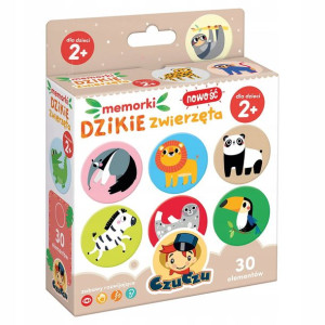Czuczu Memorki Dzikie Zwierzęta Gra Memory 2+