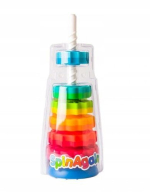 Fat Brain Toys ZAKRĘCONA PIRAMIDA WIEŻA SPIN AGAIN