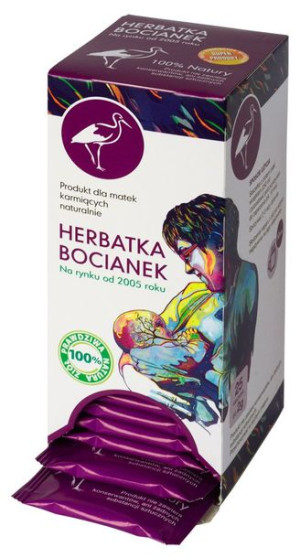Herbatka Bocianek Ekologiczna Na Laktację 25 Szt