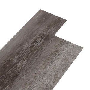 Panele podłogowe PVC, 4,46m², 3mm, samoprzylepne drewno w paski