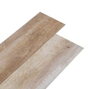 Panele podłogowe z PVC, 5,26 m², 2 mm, przecierane drewno