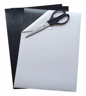 Arkusz A4 folia magnetyczna 0,7 mm z klejem -10szt