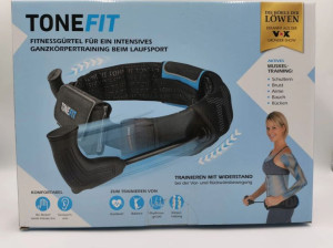 Pas fitness ToneFit do treningu czarno / niebieski