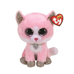 Maskotki TY BEANIE BOOS FIONA - różowy kot 15cm 36366
