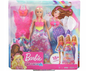 Barbie Gjk40 Syrenka Wróżka 3w1 Stroje Lalka