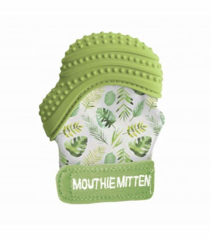Mouthie Mitten Gryzak Rękawiczka Ząbkowanie Green