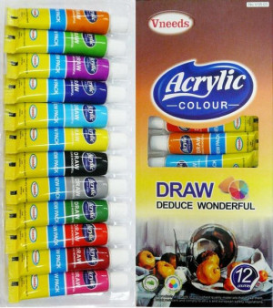 FARBY AKRYLOWE ZESTAW 12szt x 12ml Farba Akrylowa