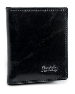 Skórzany portfel etui na karty i dokumenty Rovicky®RFID N1909-RVTK RED