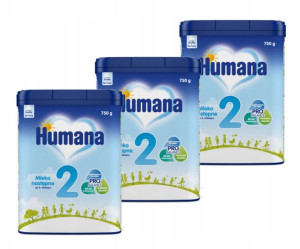 Humana 2 Mleko Następne Modyfikowane 3x750g