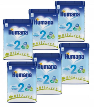 Humana 2 Mleko Następne Modyfikowane 6x750g