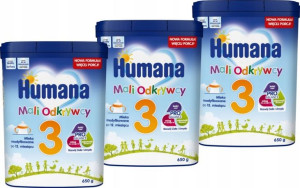 Humana 3 Mleko Następne Modyfikowane 3x650g