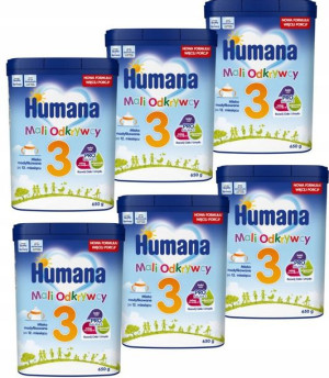 Humana 3 Mleko Następne Modyfikowane 6x650g