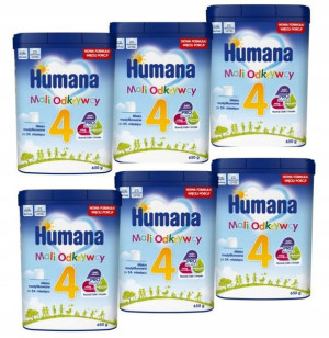 Humana 4 Mleko Następne Modyfikowane 6x650g