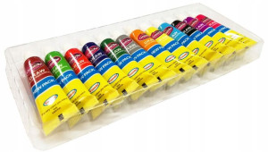 Farby Gwasze Komplet Farba Tempera 12szt X 12ml