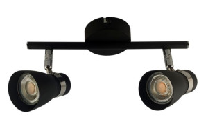 Lampa halogenowa kinkiet LED czarny