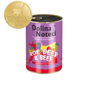 DOLINA NOTECI SuperFood Karma mokra Bogata w Sarnę i Wołowinę 400g
