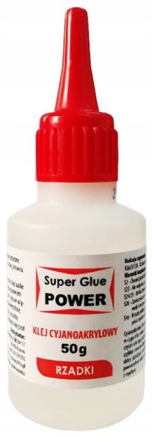 Cyjanoakrylowy DUŻY Super Glue KLEJ CA RZADKI 50g