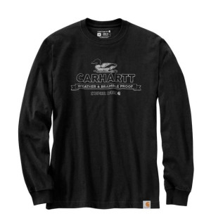 Koszulka Carhartt Heavyweight Long Sleeve Super Dux™ BLACK