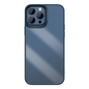 Baseus Crystal Phone Case pancerne etui do iPhone 13 Pro z żelową ramką nie