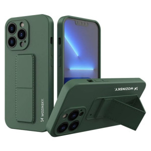 Wozinsky Kickstand Case elastyczne silikonowe etui z podstawką iPhone 13 zi