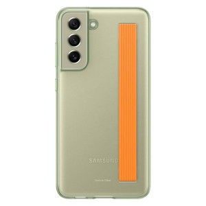 Samsung Clear Strap Cover etui pokrowiec do Samsung Galaxy S21 FE oliwkowy