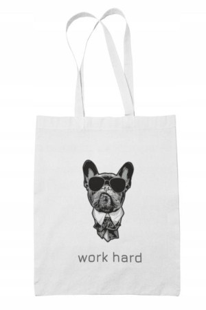 ECO Torba bawełniana Shopper Pies Buldog Francuski