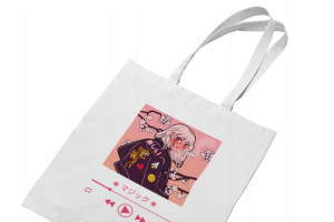 Torba Bawełniana Anime Aesthetic Biała Damska Kpop