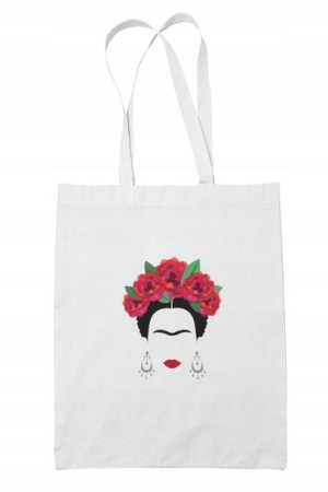 Torba Bawełniana Biała Frida Kahlo, Sztuka, Eco