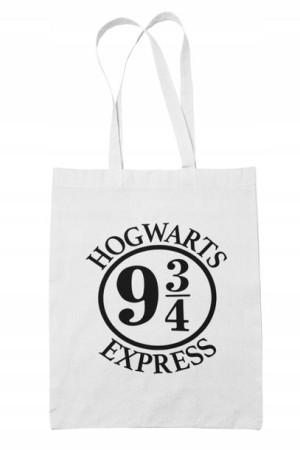 Torba Bawełniana Biała Harry Potter Eco