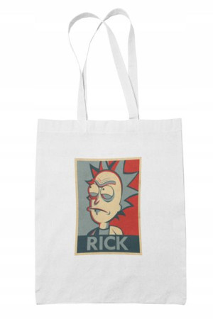 Torba Bawełniana Biała Rick And Morty