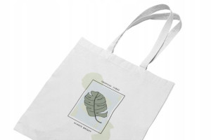 Torba Tropical Vibes Kwiaty Liście Natura Egzotyka